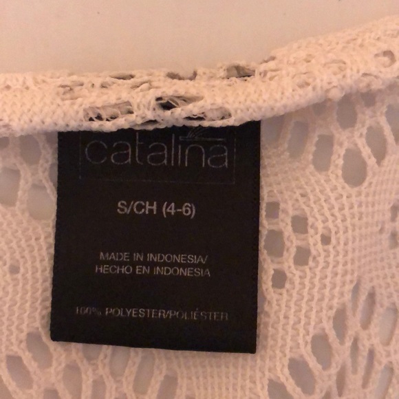 White bathing suite cover - Picture 2 of 4